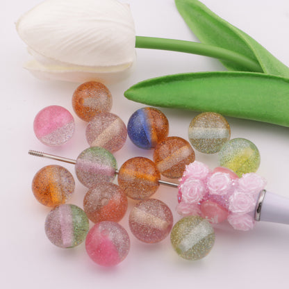 FS3080- 16mm Gradient Fine Glitter Beads