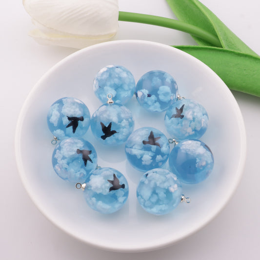 FS1697- 20mm Cloud Bird Beads