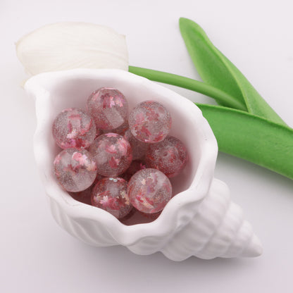 FS3574- 16mm Pink Sakura Flach Chip Beads