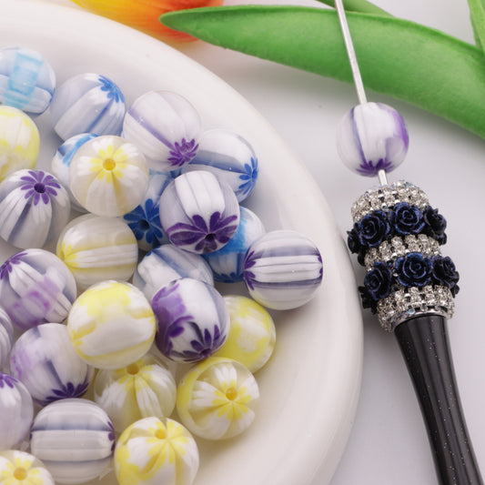 FS2192- 16mm Striped Beads
