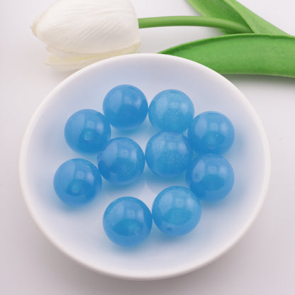 FS3539- 20Mm Fine Glitter Glow-In-The-Dark Resin Beads Person