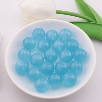 FS3541- 16mm Fine Glitter Luminescent Resin Beads