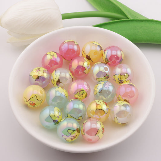 FS0591- 16MM UV Printed Beads