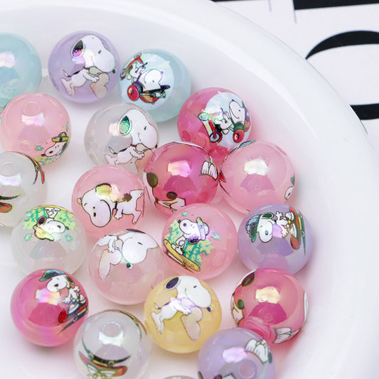 FS4257- 16mm Jelly-Colored Shubiania Curi Beads