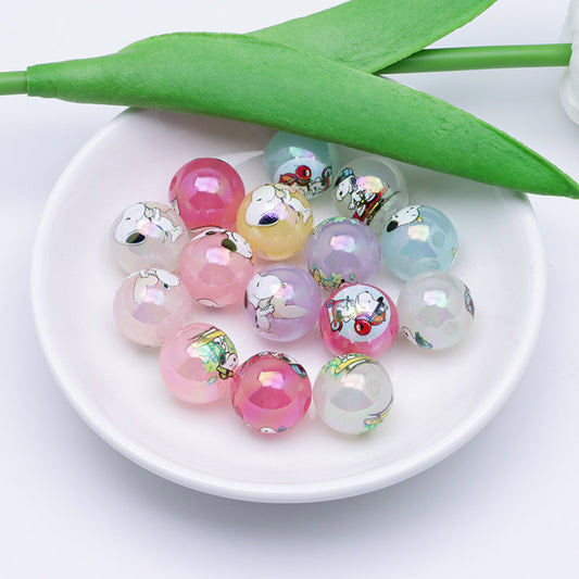 FS4257- 16mm Jelly-Colored Shubiania Curi Beads