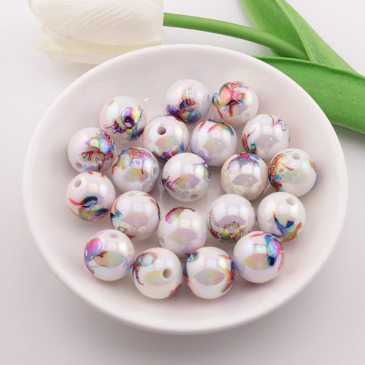 FS0576- 16mm Spider - Man UV Printed Beads