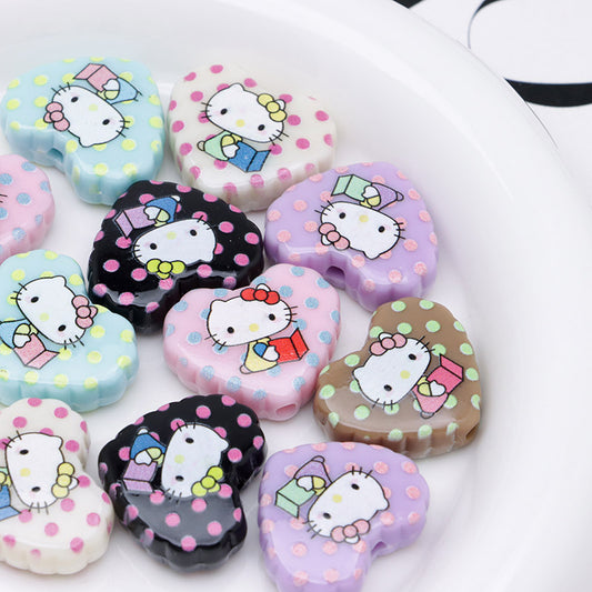 FS4266- HK Love Acrylic Beads