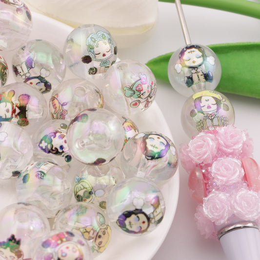FS4398- 16mm Transparent SP Acrylic Beads