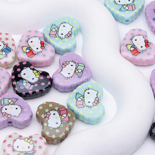 FS4266- HK Love Acrylic Beads