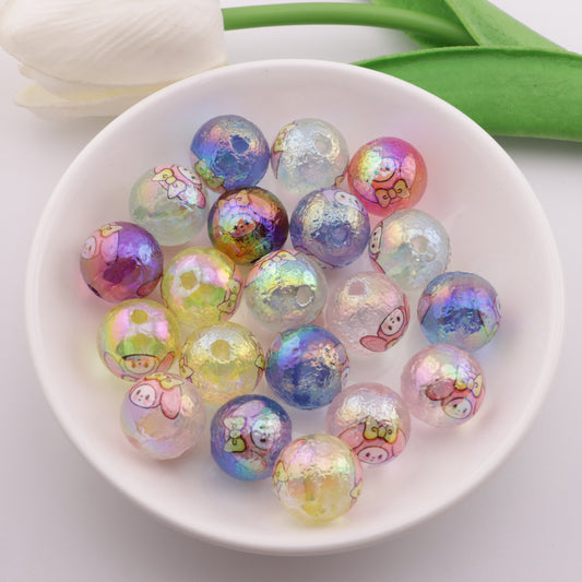 FS0439- 16mm Melody Printed Beads