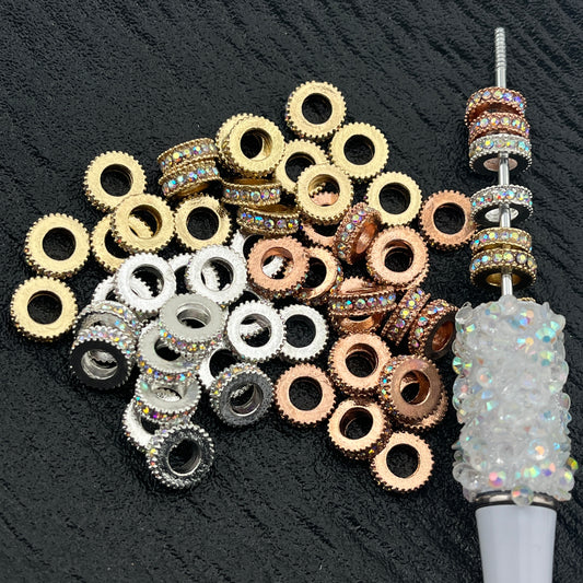 FS1349- 10mm Metal Spacer Beads