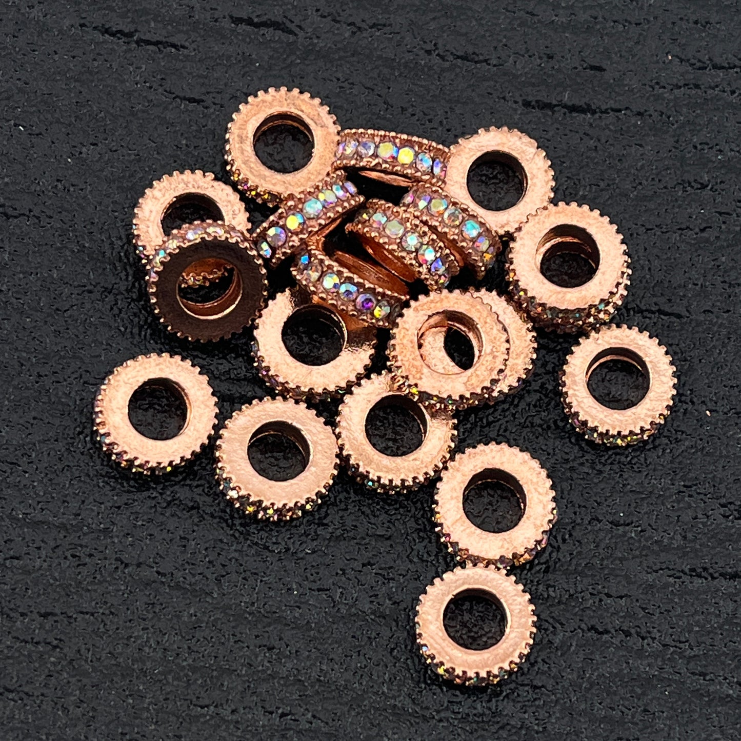 FS1349- 10mm Metal Spacer Beads