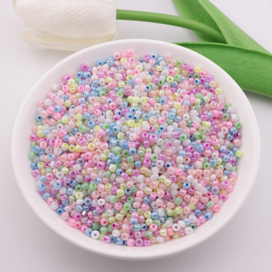 FS3053- 3mm Mixed - Color Glass Seed Beads