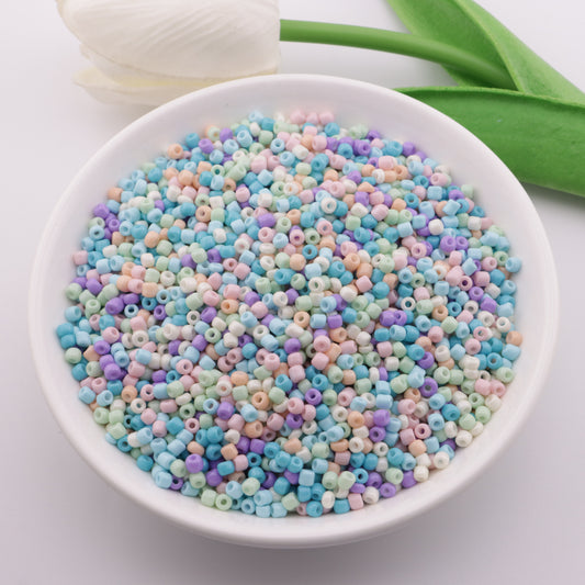 FS3053- 3mm Mixed - Color Glass Seed Beads