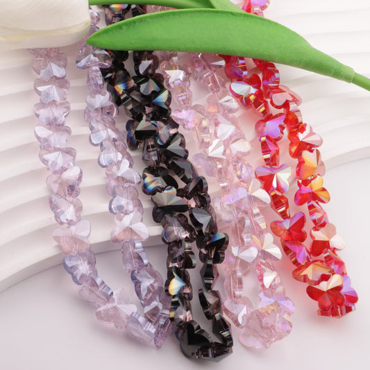FS4580- 12*15mm 59-60PCS/Strand Special Color Butterfly Glass Beads
