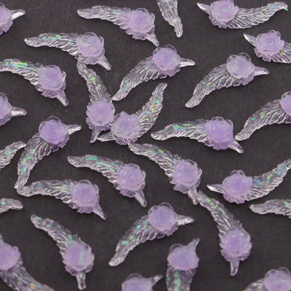 FS4068- Feather Soft Rose Flower Feather Rose Soft Flower