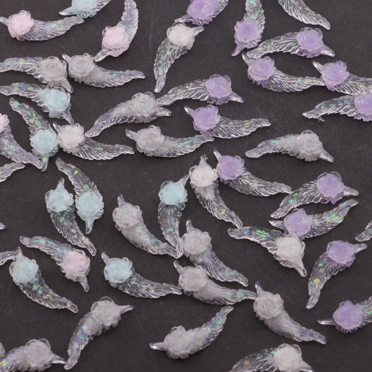 FS4068- Feather Soft Rose Flower Feather Rose Soft Flower