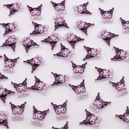 FS5555- 11*10mm Kuku Charms Kuromi Patches