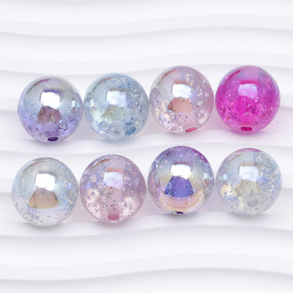 FS4801- 16mm UV Silver Foil Beads