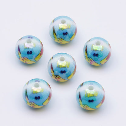 FS4293- 16mm Pikachu Glow-In-The-Dark Beads
