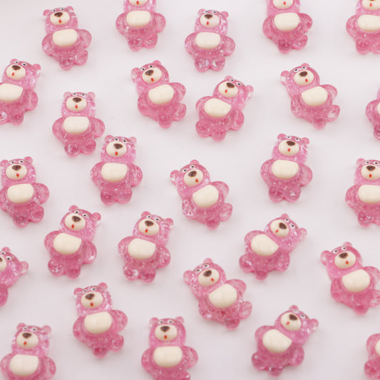 FS5490- Strawberry Bear Resin Patches