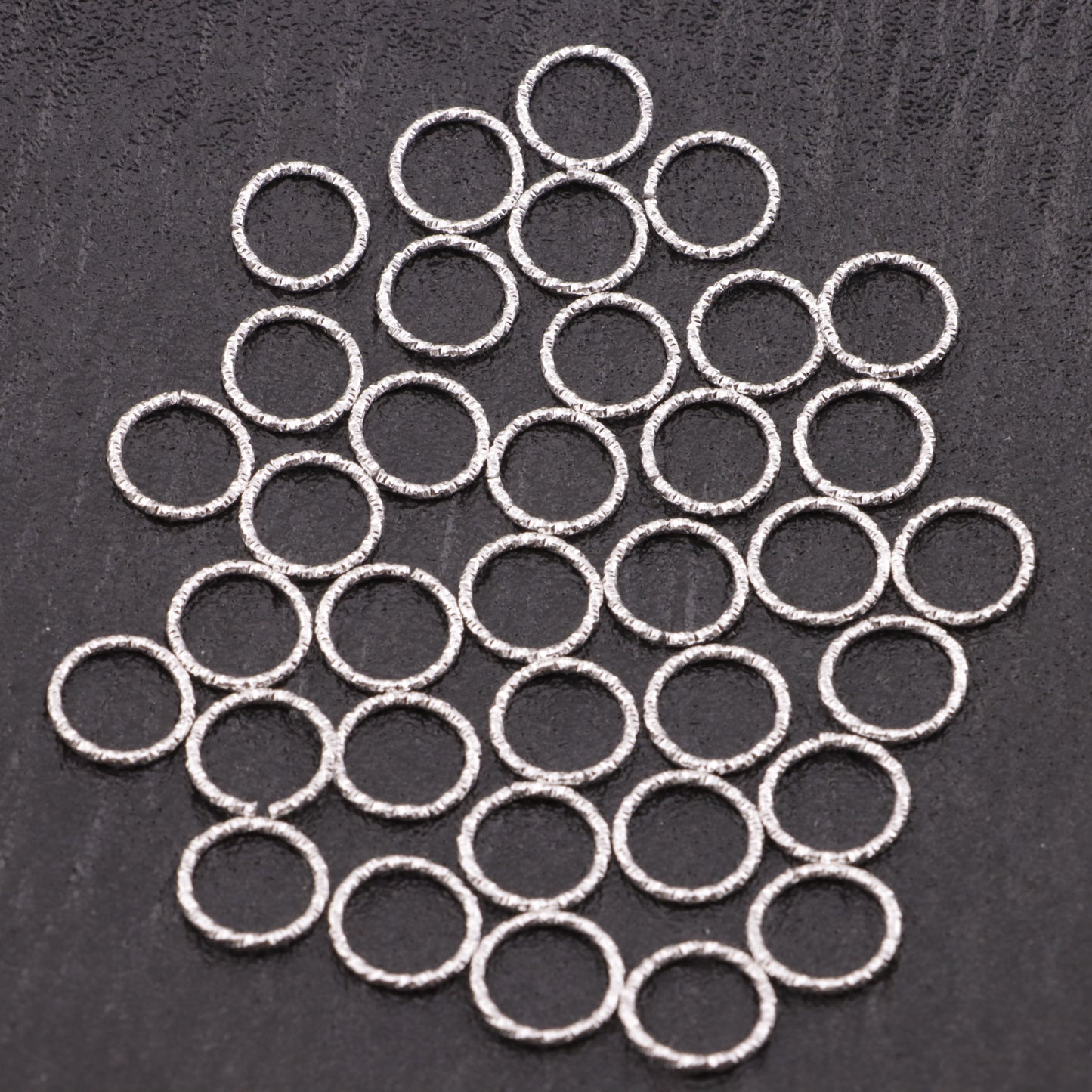FS3619- 12mm Jump Ring Twisted Round Open Circle
