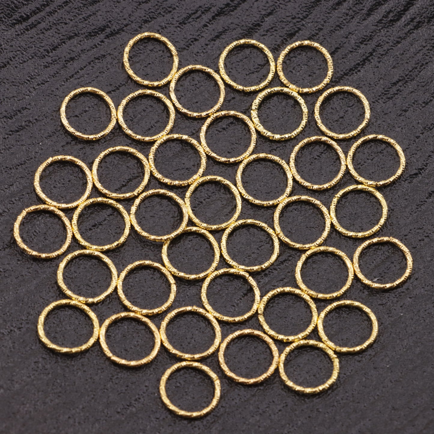 FS3619- 12mm Jump Ring Twisted Round Open Circle