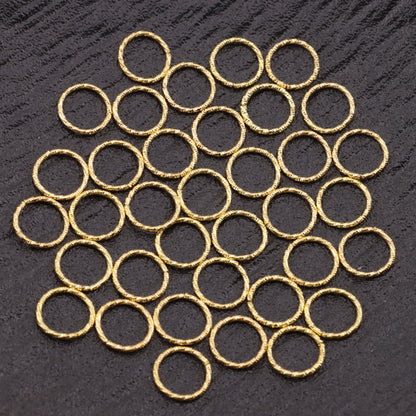 FS3619- 12mm Jump Ring Twisted Round Open Circle
