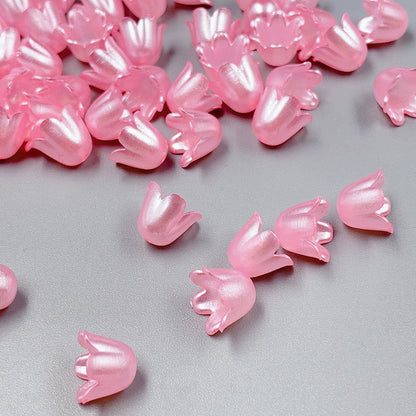 FS0935- 8Mm Mother - of - Pearl Lily - of - the - Valley Acrylic Beads For Making Car Hangers