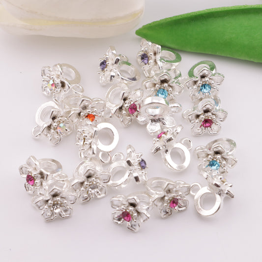 FS5660- 12mm Flower Metal Spacers With Hanging Holes FS5659- 210mm Heart-shaped Silicone Cable Ties