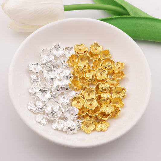 FS3465- 10mm Threaded Flower Holder Spacer Bead (Pen Can Pass Through)