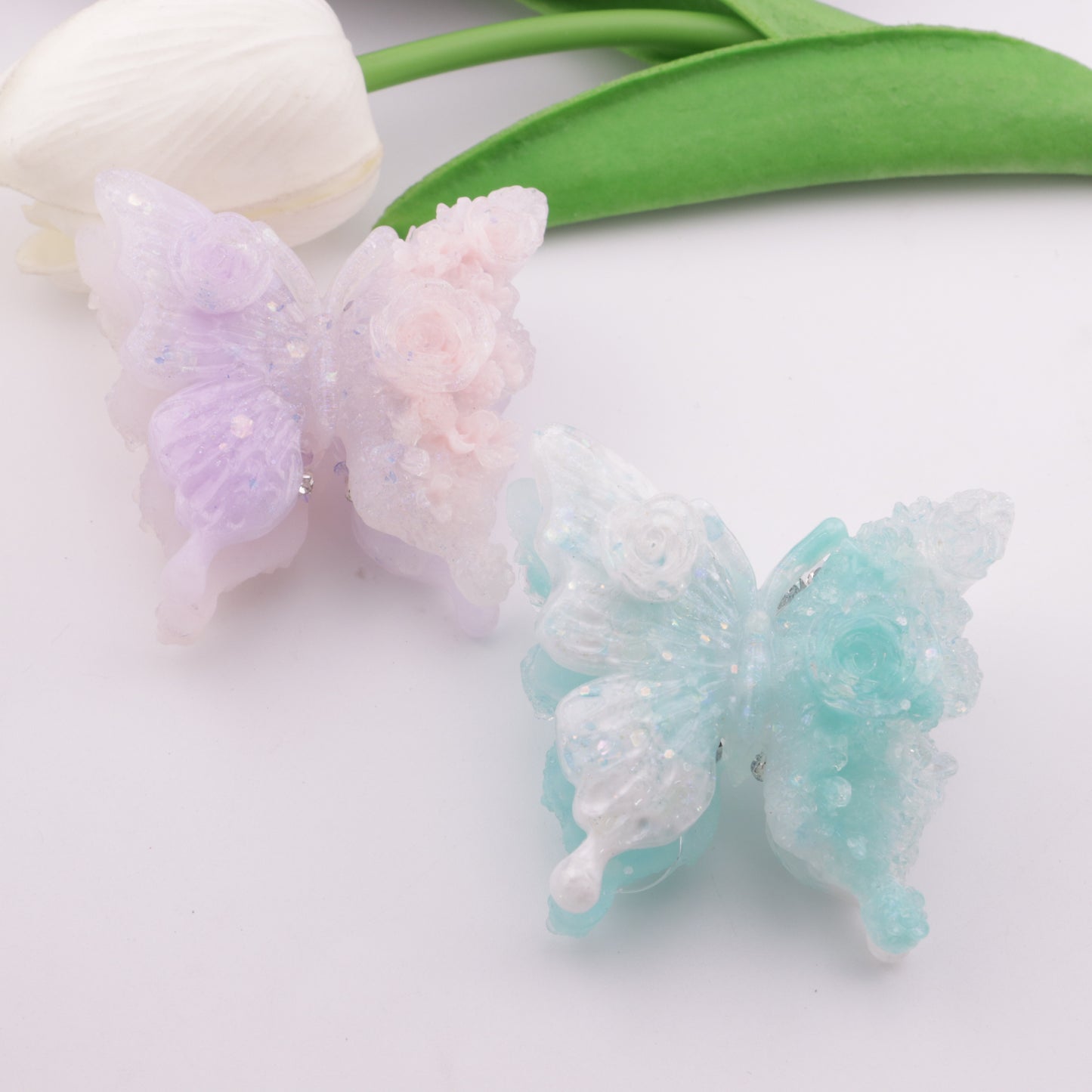 FS5132- 53*52mm Two - Color Butterfly Beads Fit For Pen