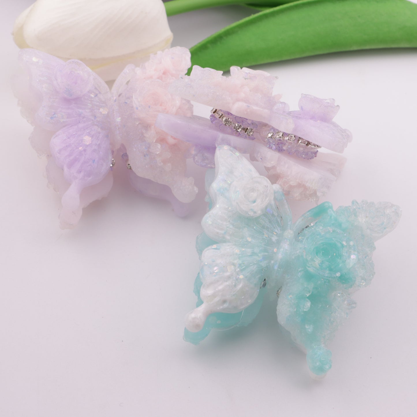 FS5132- 53*52mm Two - Color Butterfly Beads Fit For Pen