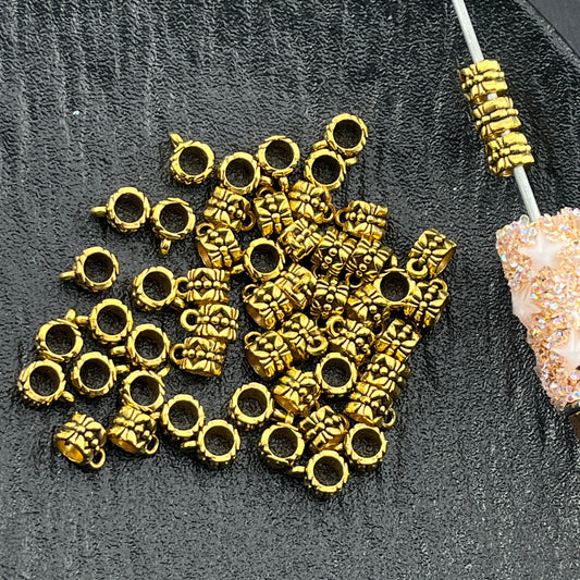 FS2718- 9.6mm Hanging Pendant Spacer Beads