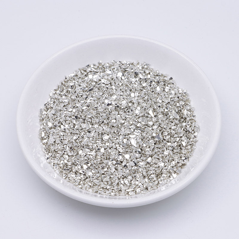 FS2967- Uv Broken Glass Sand Colored Plated Broken Glass Sand