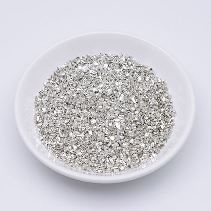 FS2967- Uv Broken Glass Sand Colored Plated Broken Glass Sand
