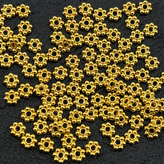 FS2506- 5mm Metal 7 Point Flower Spacers
