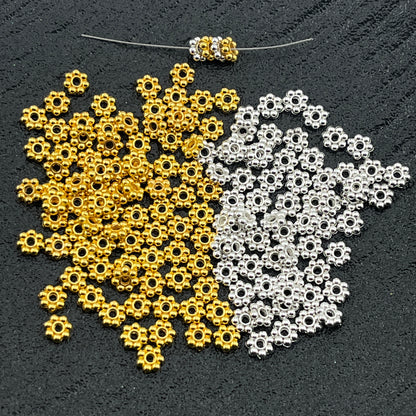 FS2506- 5mm Metal 7 Point Flower Spacers