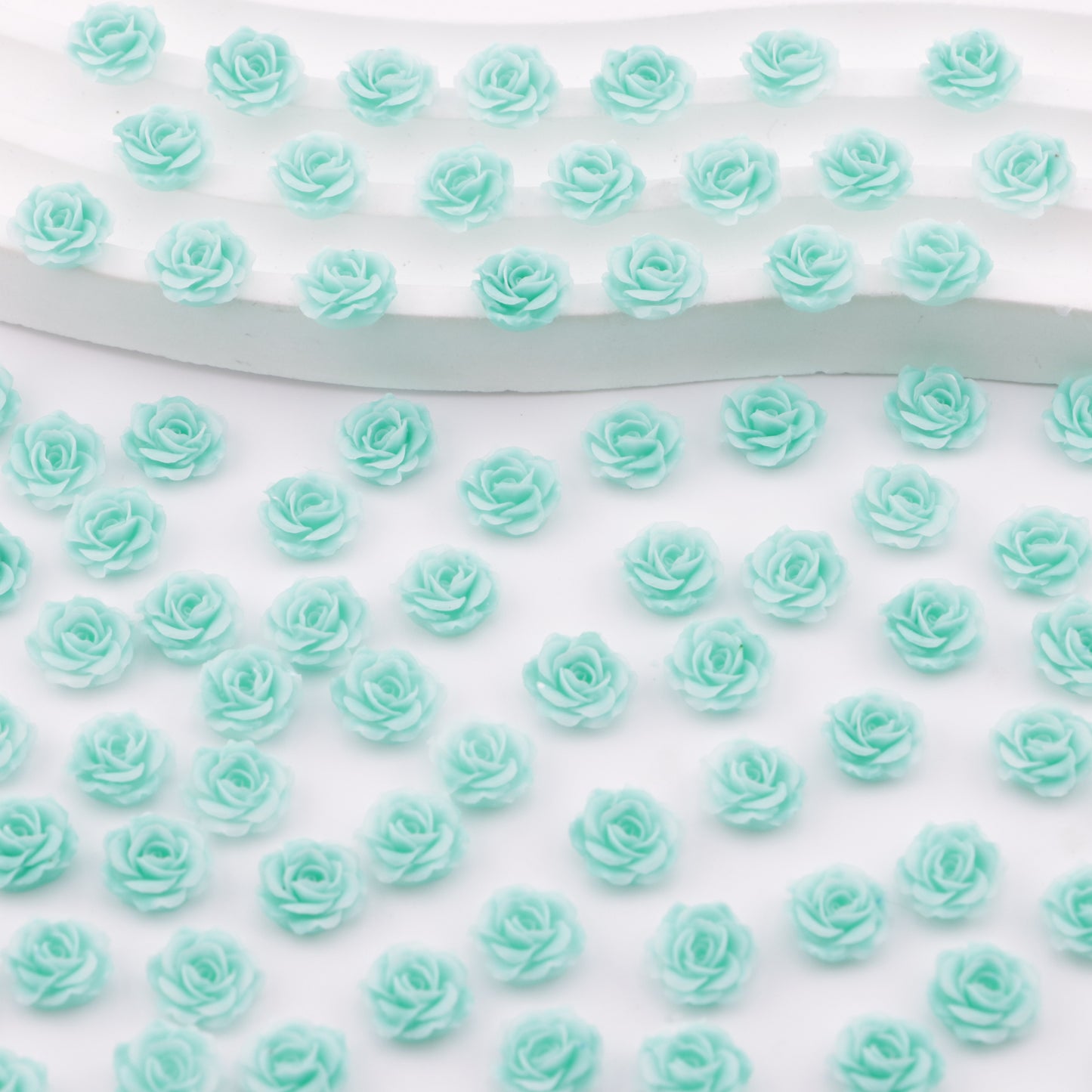 FS5216- 10mm Soft Flower Charms, Soft Flower Patches, Luminous