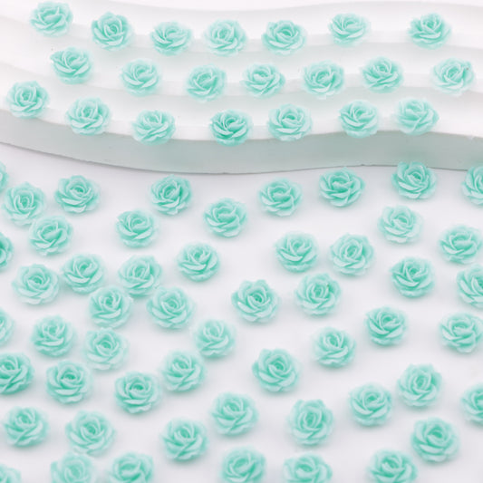 FS5216- 10mm Soft Flower Charms, Soft Flower Patches, Luminous
