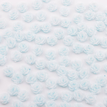 FS5733- 10mm Soft Flower Charms Soft Flower Patches Luminous Glow-In-The-Dark