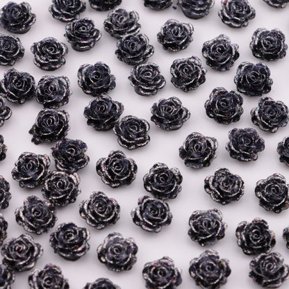 FS5565- 10mm Soft Flower Charms, Soft Flower Patches, Luminous