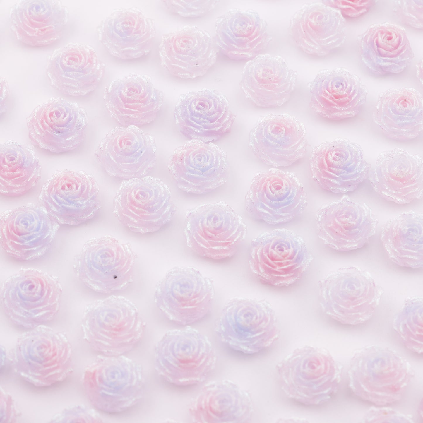 FS5495- 11mm Soft Flower Charms Soft Flower Patches Luminous Night Glow