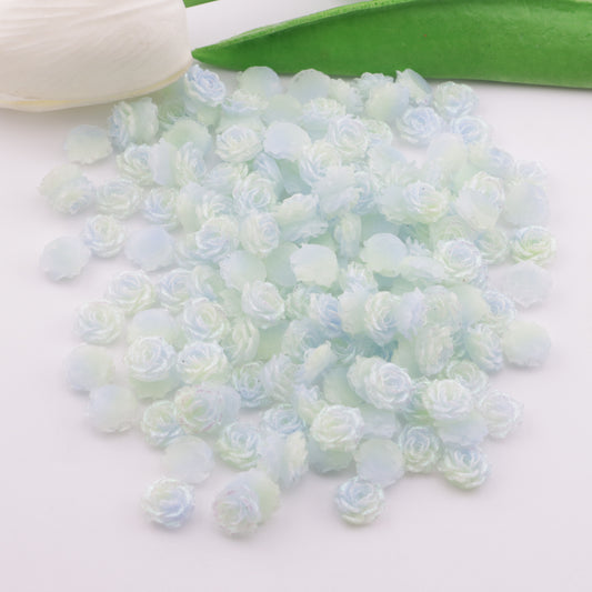 FS5180- 10mm Soft Flower Charms Soft Flower Patches Luminous