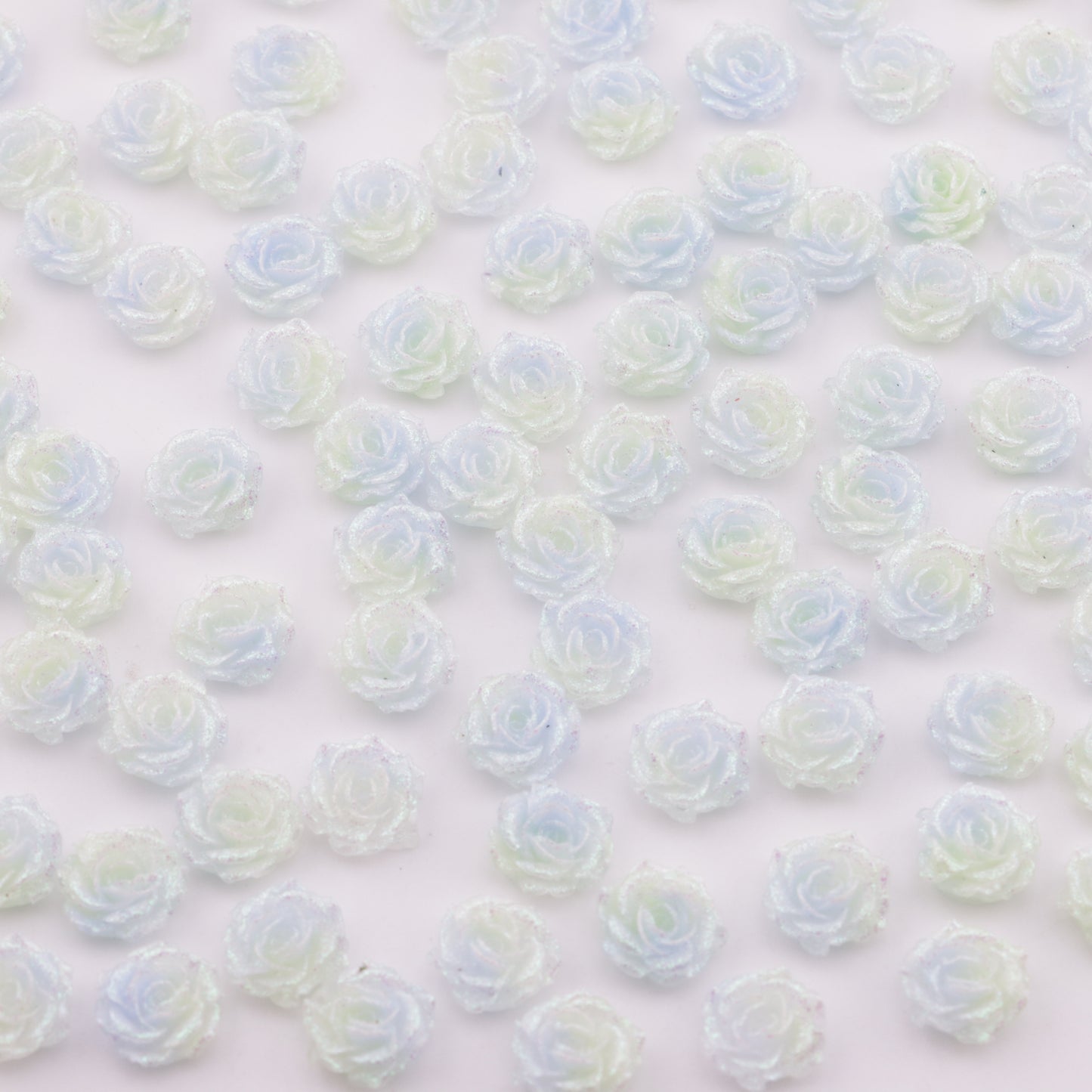 FS5180- 10mm Soft Flower Charms Soft Flower Patches Luminous