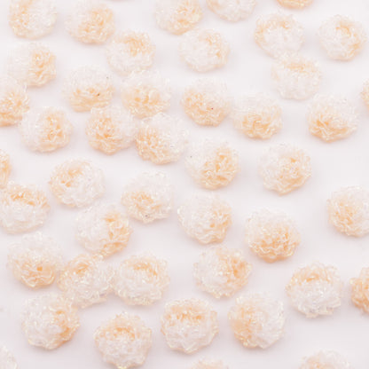 FS5320- 14mm Soft Flower Charms Soft Flower Patches Luminous Glow-In-The-Dark