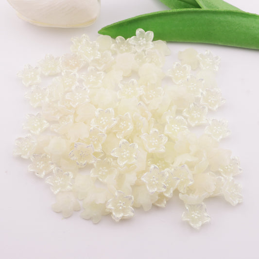 FS5328- 14mm Lily Flower Lily Soft Flower Charms Luminous