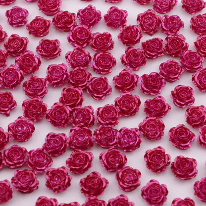 FS5574- 10mm Soft Flower Charms Soft Flower Patches