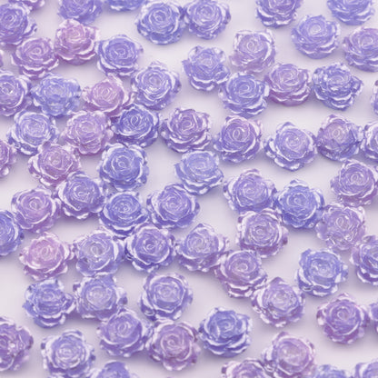 FS5574- 10mm Soft Flower Charms Soft Flower Patches