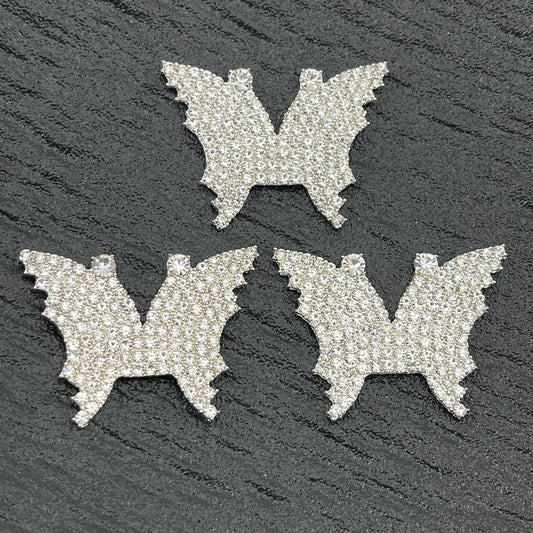 FS2266-28.5*39mm Full Diamond Butterfly Alloy Patches